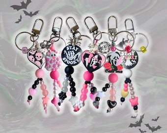 Llavero espeluznante para bolso de Halloween