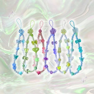 Pastell Y2K Handy Anhänger / Armband / Armband / Armband am Handgelenk