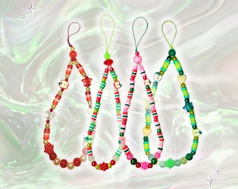Apple Fruit Phone Charm / Wrist Strap