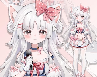 Anpassbare Live2D Premade Vtuber | Bearbeitbar & Takel | Individuell