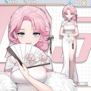 Customizable Live2D Premade Vtuber | Editable & Rigging | Customized