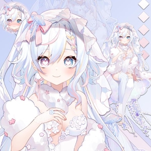 Customizable Live2D Premade Vtuber | Editable & Rigging | Customized