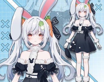 Vtuber predefinito Live2D personalizzabile / modificabile e rigging / personalizzato