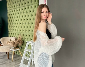 Women's knitted sweater Cardigan Summer knitted tops Cozy sweater