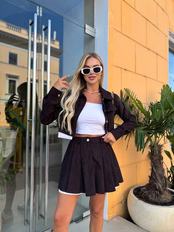 Clothing Women's Corduroy Skirt Xl Zara Corduroy Skirt Black