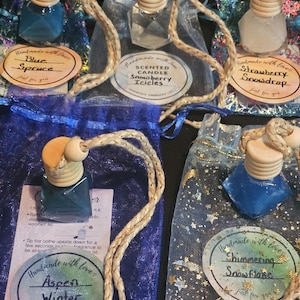 Gift of Winter Scents for Your Daily Drive - Handmade Car Diffusers, Aromatherapy Air Freshener