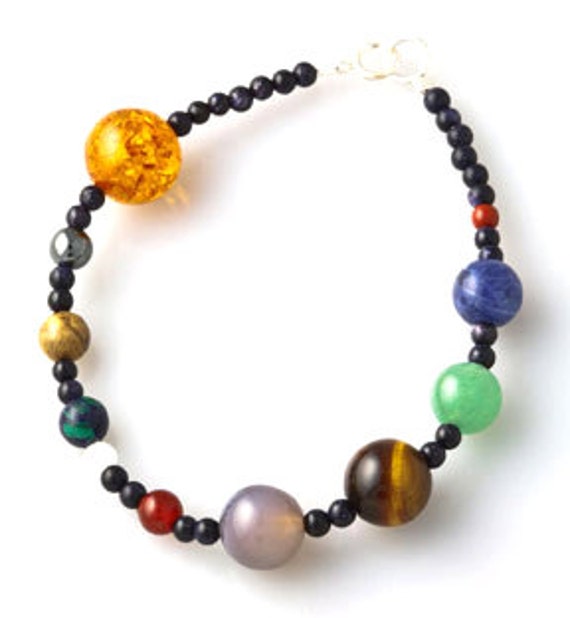 etsy solar system bracelet
