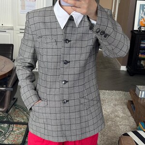 Vintage Women's Plaid Blazer, Windsmoor, England, Size M