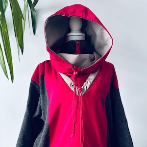 Vintage skitrui met capuchon | Maat XL