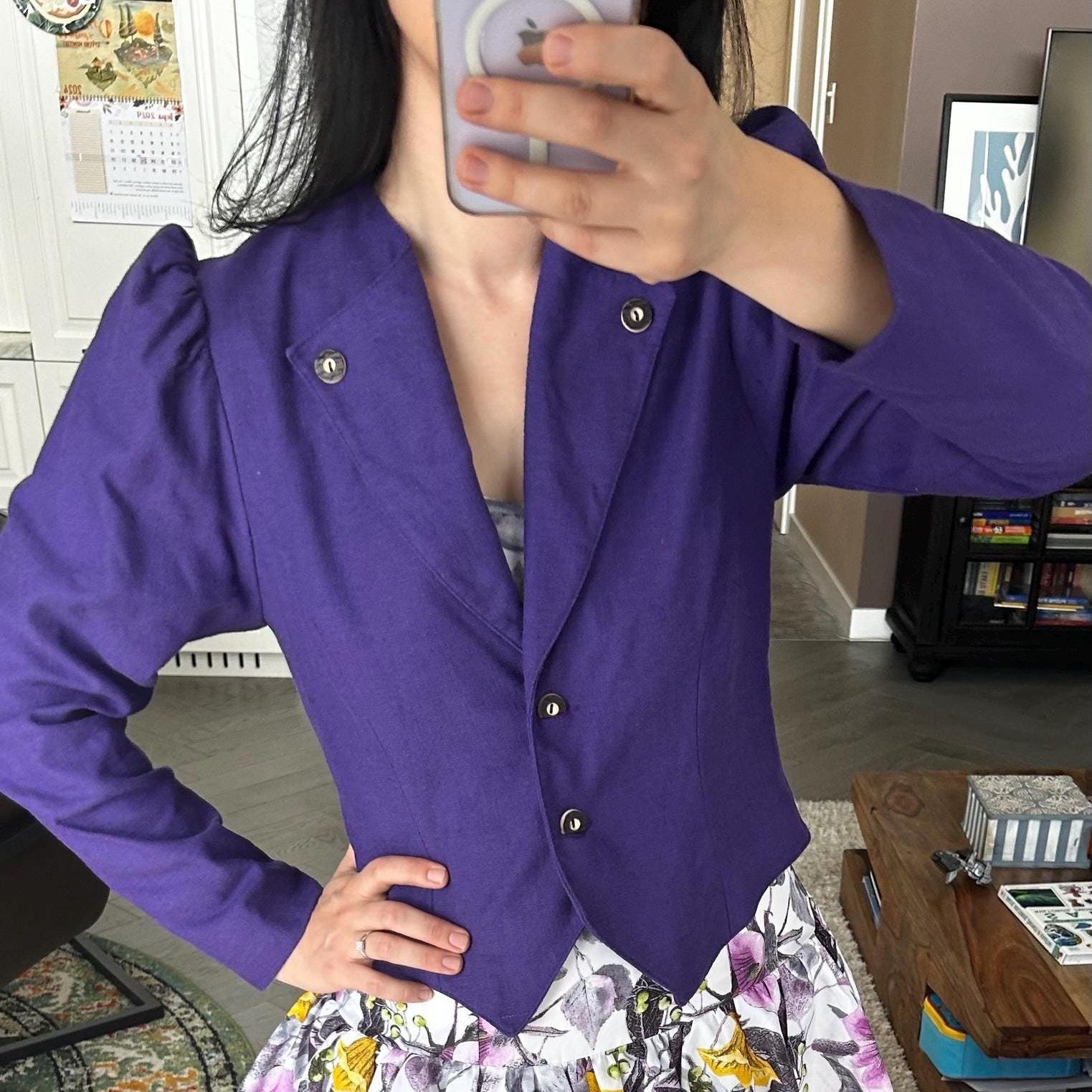 Vintage Dirndl Jacke, Original Alpen Trachtenjacke von C&A, Größe