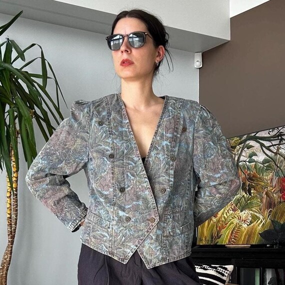 ジャケット・アウター 80s vintage flower denim jeans jacket il_fullxfull.3495719168_attw.jpg