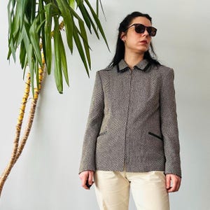 Vintage Wool Tweed Jacket, Talbots, USA, Size M