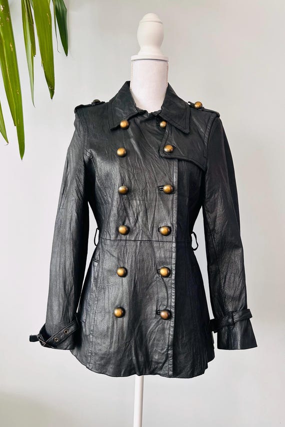 Vintage Napoleon Leather Jacket | Size S - Etsy Israel
