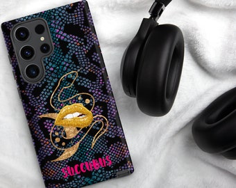 Witchy Samsung Case. Wiccan Occult Dark Feminine Phone Case. Gothic Phone Cover for Women. Snake Goddess “Succubus” Phone Case Gift for Her.