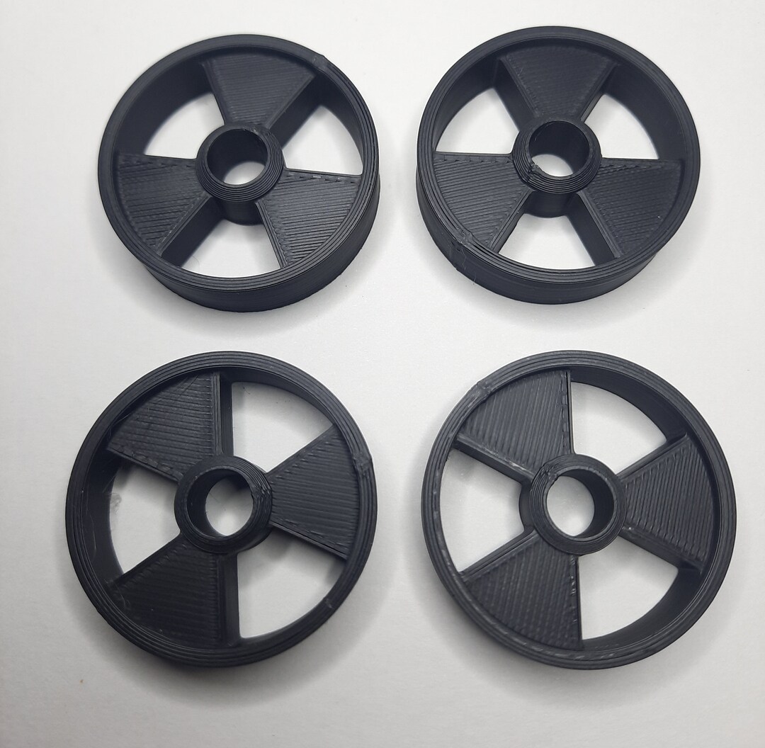 45 RPM Adapter 3D Printed Radioactive Fallout Symbol Pack of 4 - Etsy
