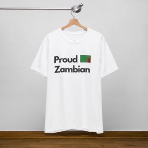 Proud Zambian T-Shirt & Sweatshirt for Adults, Youth, and Toddlers
