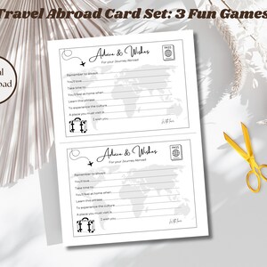 Travel Abroad Card Games Set | Travel Abroad Card Games Bundle (Set of 3) | Travel Abroad Card Game Trio | 3-Pack Travel Abroad Card Games