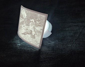 Personalized 3D Lithophane Light Box - Transform Your Memories into Glowing Art!