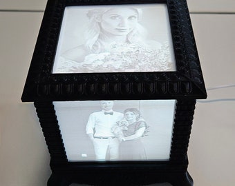 Personalisierte 3D-Lithophan-Leuchtbox - Verwandeln Sie Ihre Erinnerungen in leuchtende Kunst!