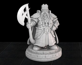 50mm Resin Dragon King Human Form Miniature – Unpainted Unassembled WH343 Kingdom Death
