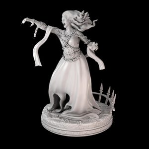Ghostly Apparition Miniature | 32mm Resin Spectral Figure for RPGs and Tabletop Games