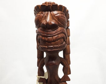 Tiki Figurine - Kanaloa - Carved Wood