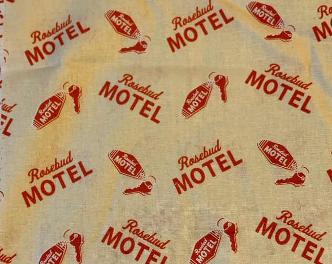 Camelot Fabrics - ©Schitts Creek - Rosebud Motel - Authentic Licensed Fabric - Cotton Quilting Fabric