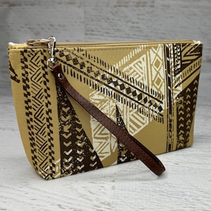 Tribal Tapa Tattoo Aloha Druck | Mäppchen Clutch Armband