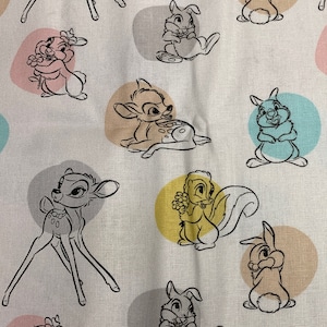 Springs Creative - Bambi and Friends - Authentic Disney Licensed Fabric - Quilting Cotton Fabric by the yard