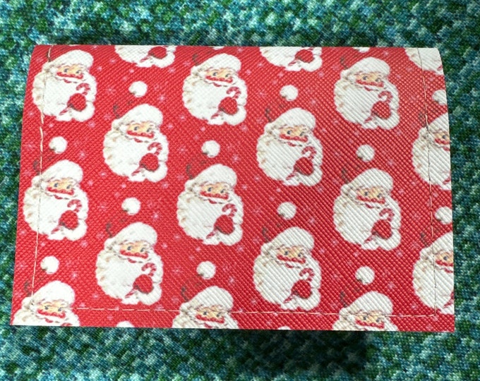 Santa Claus - Basic Gift Card Wallets - Christmas Stocking Stuffers - Business Card Holder