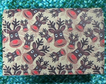 Rudolph the Red Nose Reindeer - Basic Gift Card Wallets - Christmas Stocking Stuffers - Business Card Holder