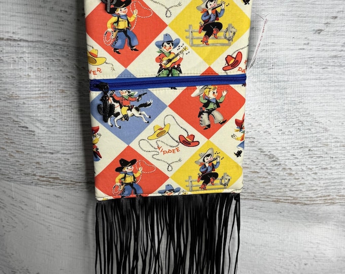 Lil Cowpokes - Fringe Crossbody - Purse -  Cowgirl - Country - Western - Music Festival Purse