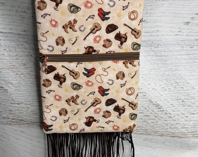 Country & Western - Fringe Crossbody - Purse -  Cowgirl - Country - Western - Music Festival Purse - Cowboy
