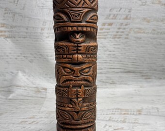 GECKO'Z South Seas Arts Hawaii - La Mariana Sailing Club Est 1957 Tiki Mug - Signed - Cannibal Totem Style