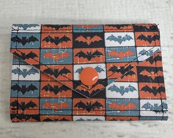 Bats - Mini Vinyl Credit Card Wallet