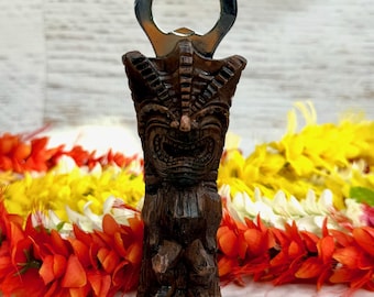 Resin Tiki - Hawaiian God of Happiness - Bottle Opener - Tiki Bar - Cocktail Lounge - Patio Bar - Luau - New Items