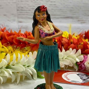 MINI Dashboard Hula Doll - Hula Girl - Resin - Tiki Bar - New In Box