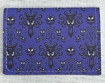 Haunted Wallpaper - Basic Gift Card Wallets - Christmas Stocking Stuffers - Business Card Holder  - Birthday