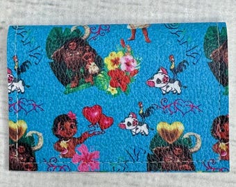 Polynesian Princess - Maui - Basic Gift Card Wallets - Christmas Stocking Stuffers - Business Card Holder  - Tropical - Tiki
