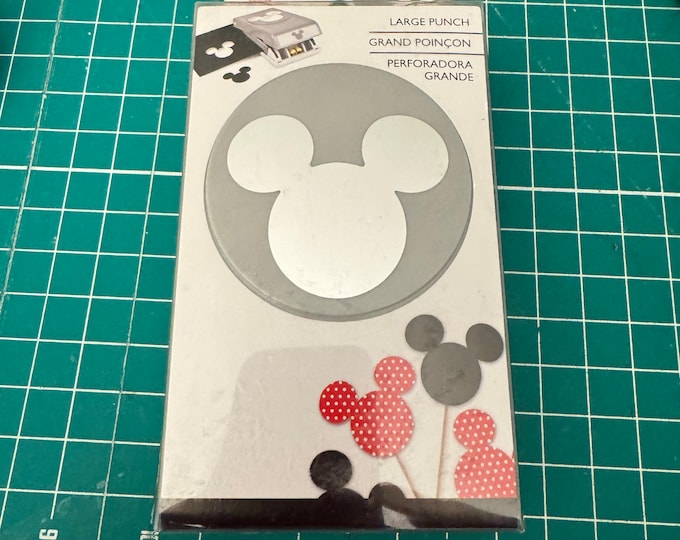 EK Tools Disney MICKEY MOUSE Icon Large Craft Paper Punch for Confetti, Tags, Party Favors