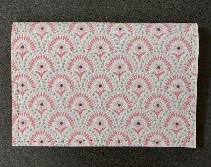 Art Deco Floral - Basic Gift Card Wallets - Christmas Stocking Stuffers - Business Card Holder  - Birthday - Cattle