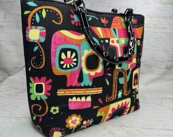 Dia De Los Churros by Jeff Granito Designs - Tote Bag - Purse - Handbag - Crossbody - Canvas - Tiki - MCM - MidCentury - Disney