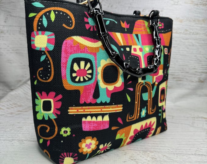 Dia De Los Churros by Jeff Granito Designs - Tote Bag - Purse - Handbag - Crossbody - Canvas - Tiki - MCM - MidCentury - Disney