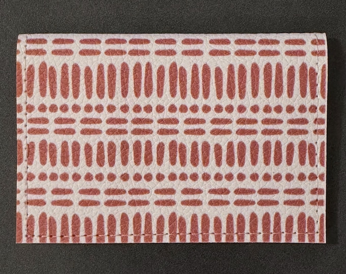 Tribal Thatch Pattern - Basic Gift Card Wallets - Christmas Stocking Stuffers - Business Card Holder  - Birthday