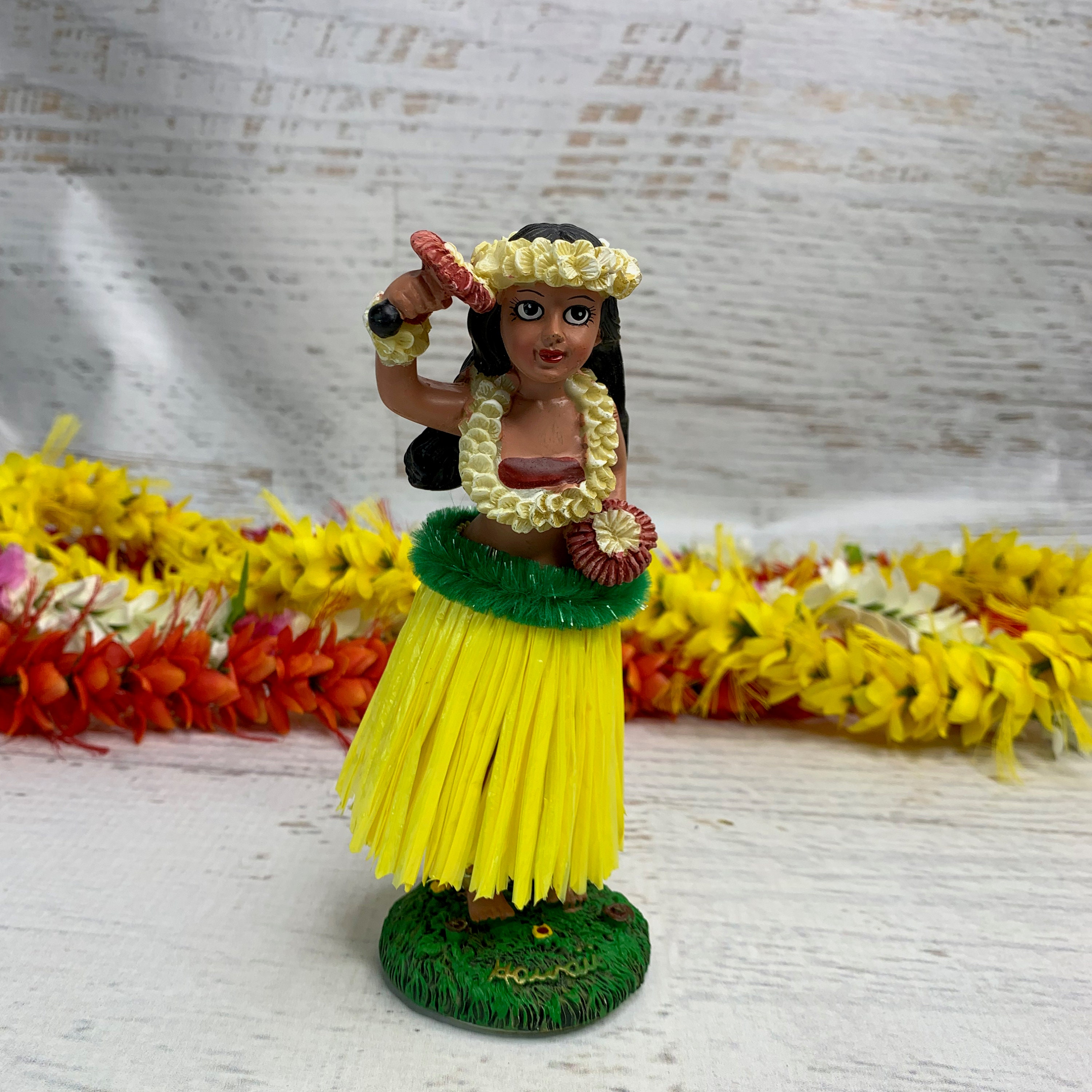 Vintage hula cheap doll