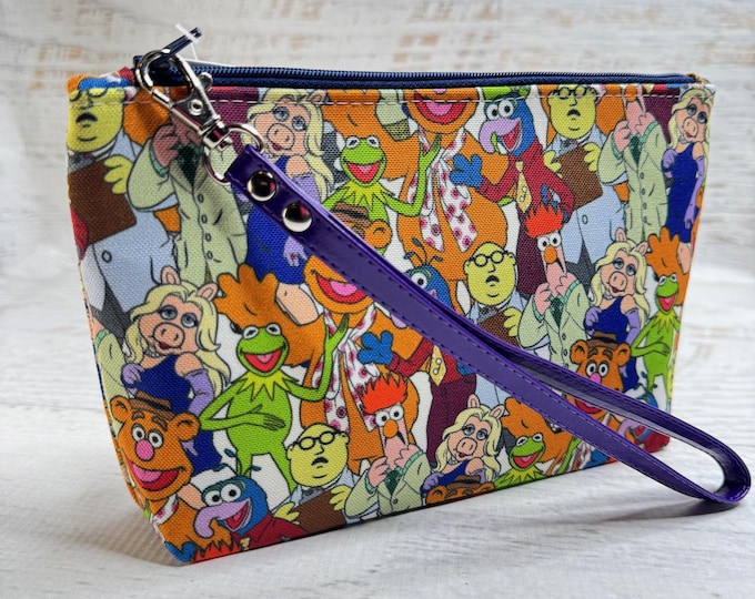 Muppets Classic - Eco Canvas Zippered Clutch Pouch Wristlet