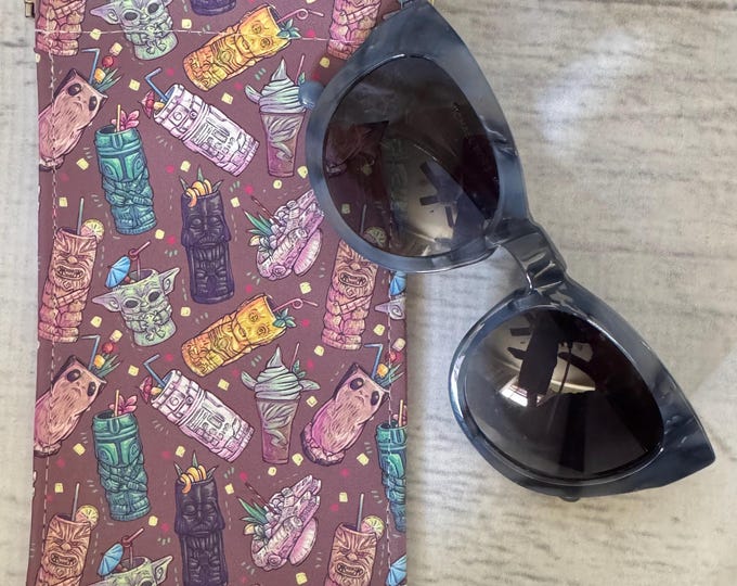 Space Cantina Brown - Eyeglass Case