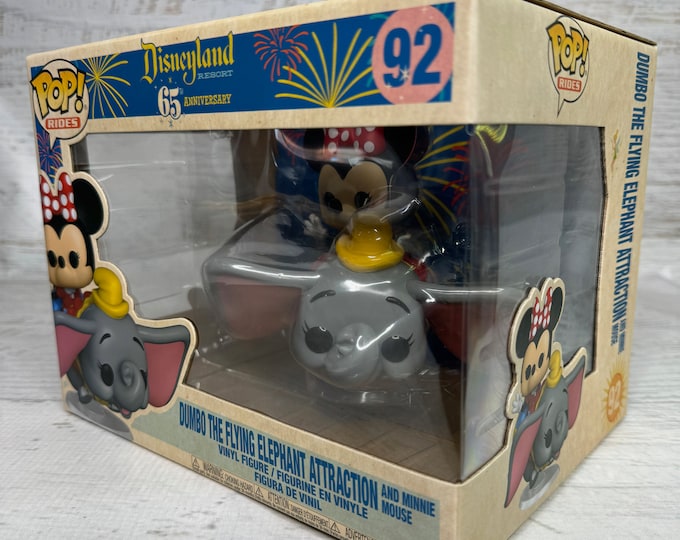 Funko POP! Rides - Disneyland 65th Anniversary - Dumbo The Flying Elephant - Minnie Mouse - 92 - released 2020