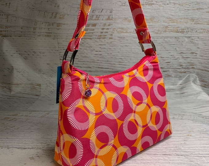 Bold Moon and Sun - Shoulder Bag - Purse - Handbag - Clutch - Wristlet - MCM - Retro Modern - Tropical - Tiki - Mod