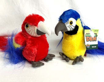 Plush Macaw Parrot